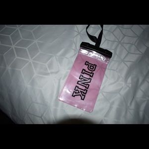 PINK Waterproof Lanyard Case